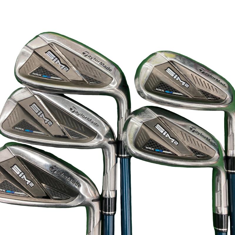 【中古】 仕立て屋お手伝いさん SIM2 MAX  5S アイアン書き割り IR TENSEI BLUE TM60(SIM2 IR) (フレックスS) メンズ 成人男性用 右利き 右用 C序列付ける ゴルフ野球クラブ