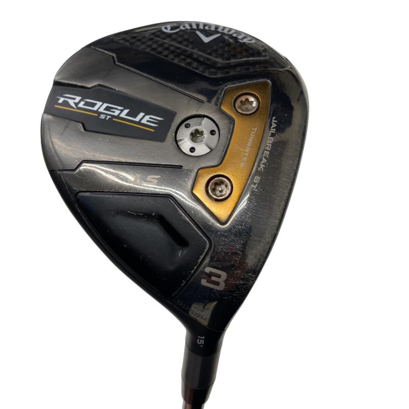 【中古】 キャロウェイ ROGUE ST LS 3W フェアウェイウッド FW リシャフト (フレックスその他) メンズ 男性用 右利き 右用 Cランク ゴルフクラブ
