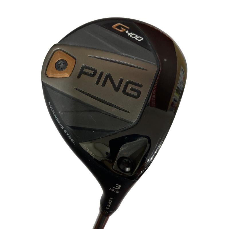 【中古】 ピン G400 3W フェアウェイウッド FW 純然たる特注矢がら (フレックスS) メンズ 成人男性用 右利き 右用 C位置づける ゴルフ野球クラブ