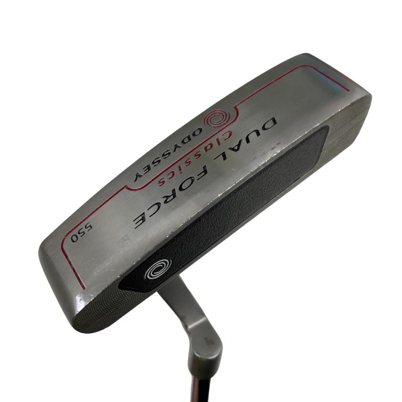 【中古】 オデッセイ DUAL FORCE Classics 550 34in パター PT スチール写真 (フレックス余分の物) メンズ 成人男性用 右利き 右用 D価値づける ゴルフ野球クラブ