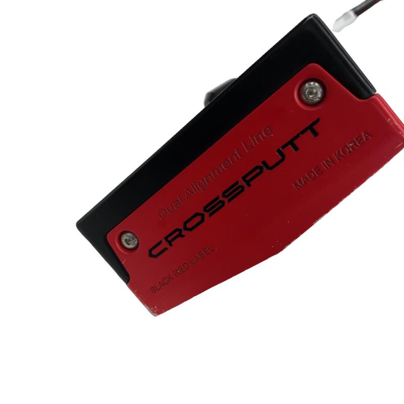 【中古】 CROSSPUTT CROSSPUTT RED BLACK LABEL(レッド) 34インチ パター PT スチール (フレックスその他) メンズ 男性用 右利き 右用 Cランク ゴルフクラブ