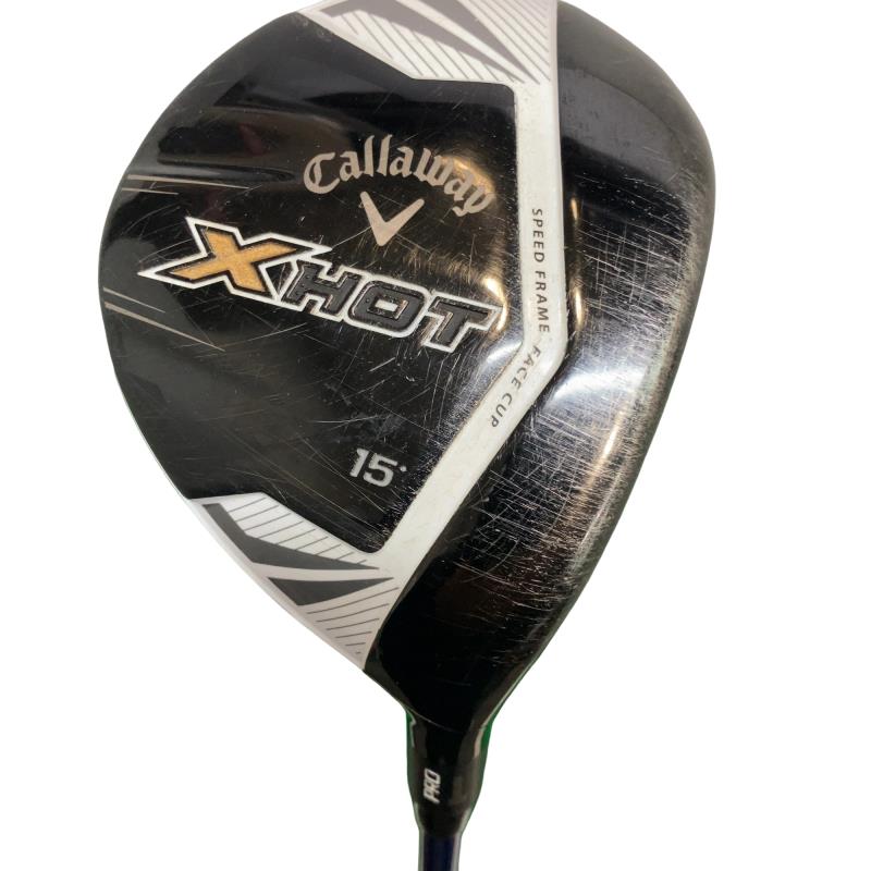 【中古】 キャロウェイ X HOT PRO 15° フェアウェイウッド FW Diamana B60 (フレックスS) メンズ 男性用 右利き 右用 Cランク ゴルフクラブ