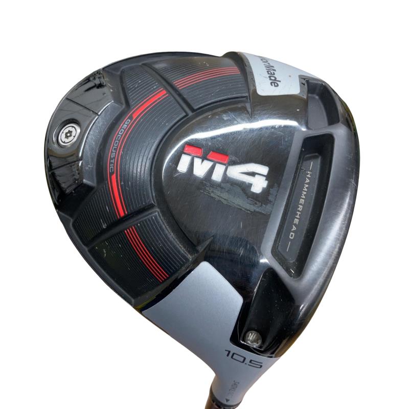 【中古】 テーラーメイド M4(2021) 10.5° ドライバー DR Fujikura ATMOS Red 5 (フレックスS) メンズ 男性用 右利き 右用 Cランク ゴルフクラブ