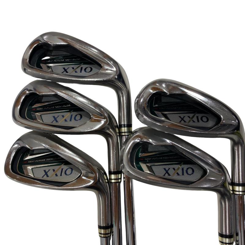 【中古】 ダンロップ XXIO(2012) 5S (グリーン) アイアンセット IR NS PRO 920GH for XXIO (フレックスS) メンズ 男性用 右利き 右用 Cランク ゴルフクラブ