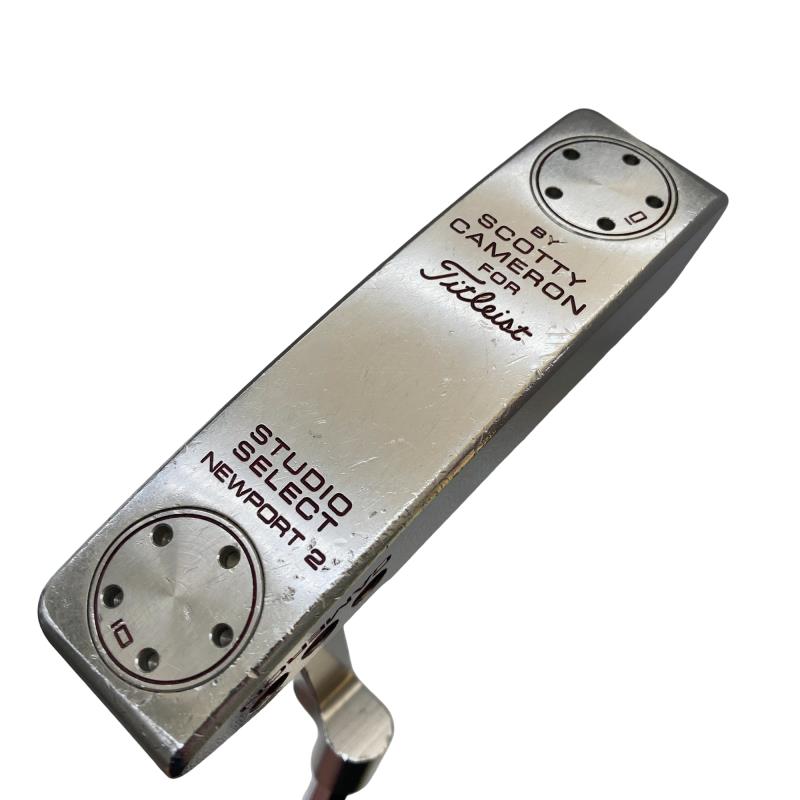 【中古】 タイトリスト SCOTTY CAMERON STUDIO SELECT NEWPORT 2 34in(10g) パター PT スチール写真 (フレックス余分の物) メンズ 成人男性用 右利き 右用 C位置づける ゴルフ野球クラブ
