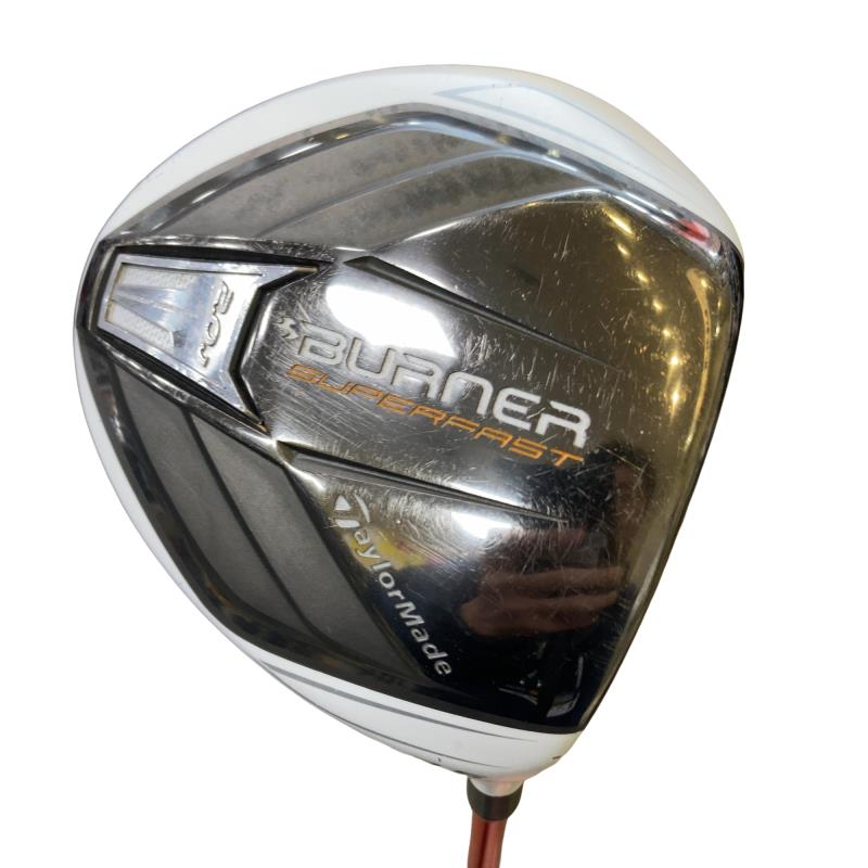 【中古】 テーラーメイド BURNER SUPER FAST 2.0J(シルバー) 9.5° ドライバー DR Tour AD DJ-6 (フレックスS) メンズ 男性用 右利き 右用 Cランク ゴルフクラブ