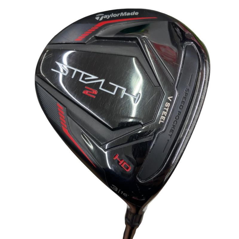 【中古】 テーラーメイド STEALTH2 HD 3W フェアウェイウッド FW TENSEI RED TM50(STEALTH FW) (フレックスR) メンズ 男性用 右利き 右用 Cランク ゴルフクラブ
