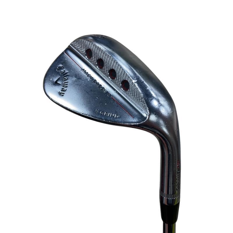 【中古】 キャロウェイ MACK DADDY 4 Crメッキ 56°/10°S ウェッジ WG NS PRO MODUS3 TOUR120 (フレックスS) メンズ 成人男性用 右利き 右用 C位置づける ゴルフ野球クラブ
