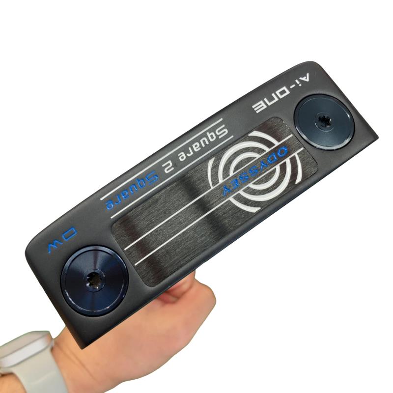 【中古】 オデッセイ Ai-ONE SQUARE 2 SQUARE DW 34in パター PT STROKE LAB 90 スチール写真 (フレックス余分の物) メンズ 成人男性用 右利き 右用 C序列付ける ゴルフ野球クラブ