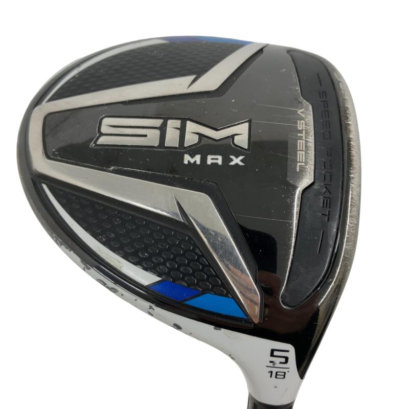 【中古】 テーラーメイド SIM MAX 5W フェアウェイウッド FW TENSEI BLUE TM50(FW) (フレックスR) メンズ 男性用 右利き 右用 Dランク ゴルフクラブ｜ゴルフパートナー 中古クラブ店
