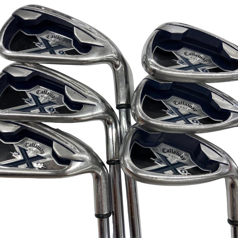 【中古】 キャロウェイ X・20(新溝其れ相応) 8S USA アイアン書き割り IR Callaway Golf Steel (フレックスUNI) メンズ 成人男性用 右利き 右用 D序列付ける ゴルフ野球クラブ