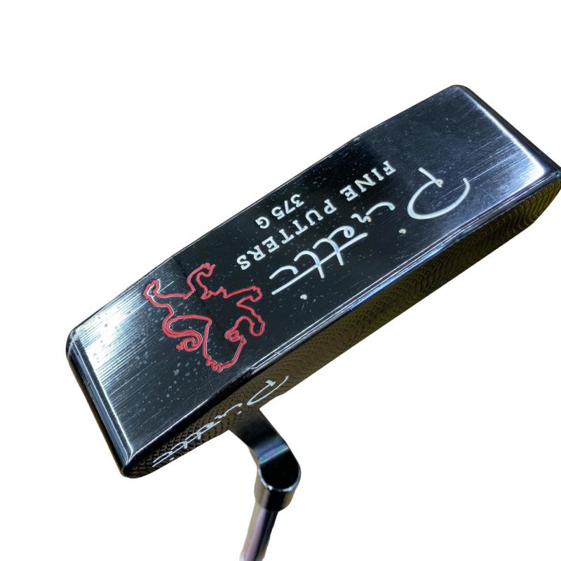 【中古】 Piretti Piretti COTTON WOOD II 黒いこと(375G) 34in パター PT スチール写真 (フレックス余分の物) メンズ 成人男性用 右利き 右用 C価値づける ゴルフ野球クラブ