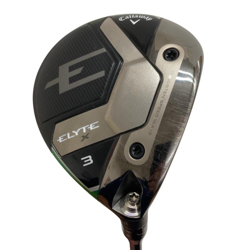 【中古】 キャロウェイ ELYTE X 3W フェアウェイウッド FW VENTUS GREEN 50 for CW(ELYTE FW) (フレックスS) メンズ 成人男性用 右利き 右用 C序列付ける ゴルフ野球クラブ クラブ-ゴルフ-メンズクラブ