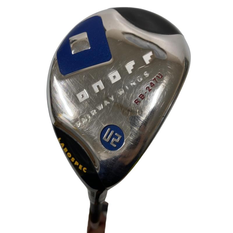 【中古】 ダイワ(グローブライド) ONOFF FAIRWAY WINGS LABOSPEC RB-247U U2 ユーティリティ UT リシャフト (フレックスその他) メンズ 男性用 右利き 右用 Cランク ゴルフクラブユーティリティ