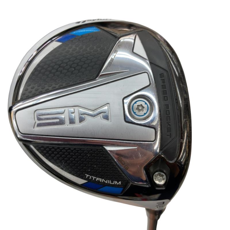 【中古】 テーラーメイド SIM 3W フェアウェイウッド FW TENSEI SILVER TM50(FW) (フレックスR) メンズ 男性用 右利き 右用 Cランク ゴルフクラブ