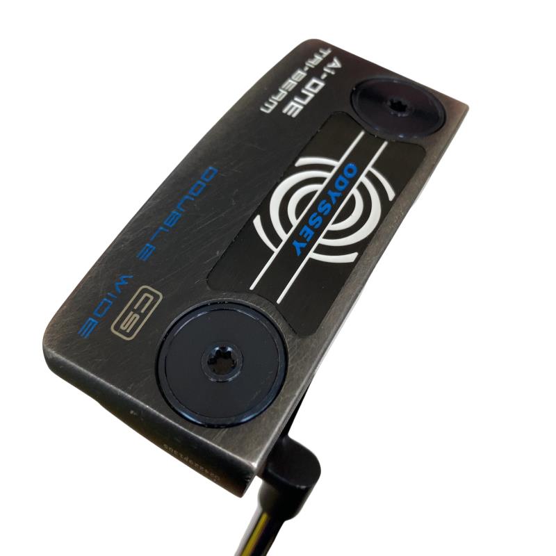【中古】 オデッセイ Ai-ONE TRI-BEAM DOUBLE WIDE CS 34in パター PT STROKE LAB 90 スチール写真 (フレックス余分の物) メンズ 成人男性用 右利き 右用 C位置づける ゴルフ野球クラブ
