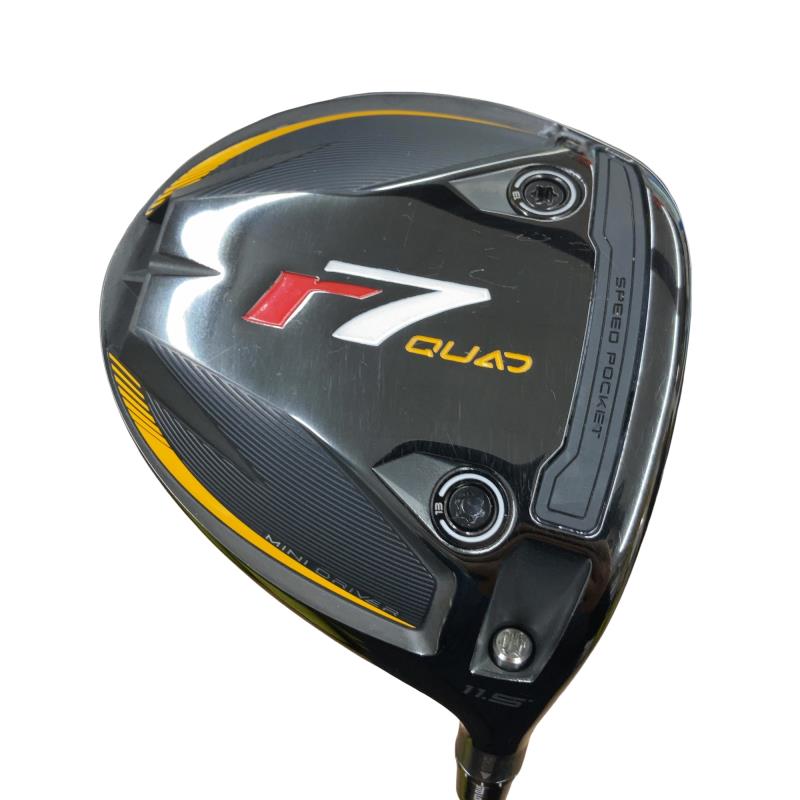 【中古】 テーラーメイド r7quad MINI DRIVER 11.5° ドライバー DR r7QMD Diamana SILVER TM55 (フレックスS) メンズ 男性用 右利き 右用 Cランク ゴルフクラブ