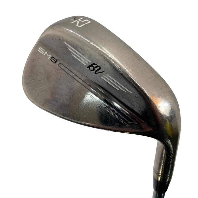 【中古】 タイトリスト VOKEY SPIN MILLED SM9 ブラッシュドスチール 52°/12°F ウェッジ WG BV 105 (フレックスその他) メンズ 男性用 右利き 右用 Cランク ゴルフクラブ