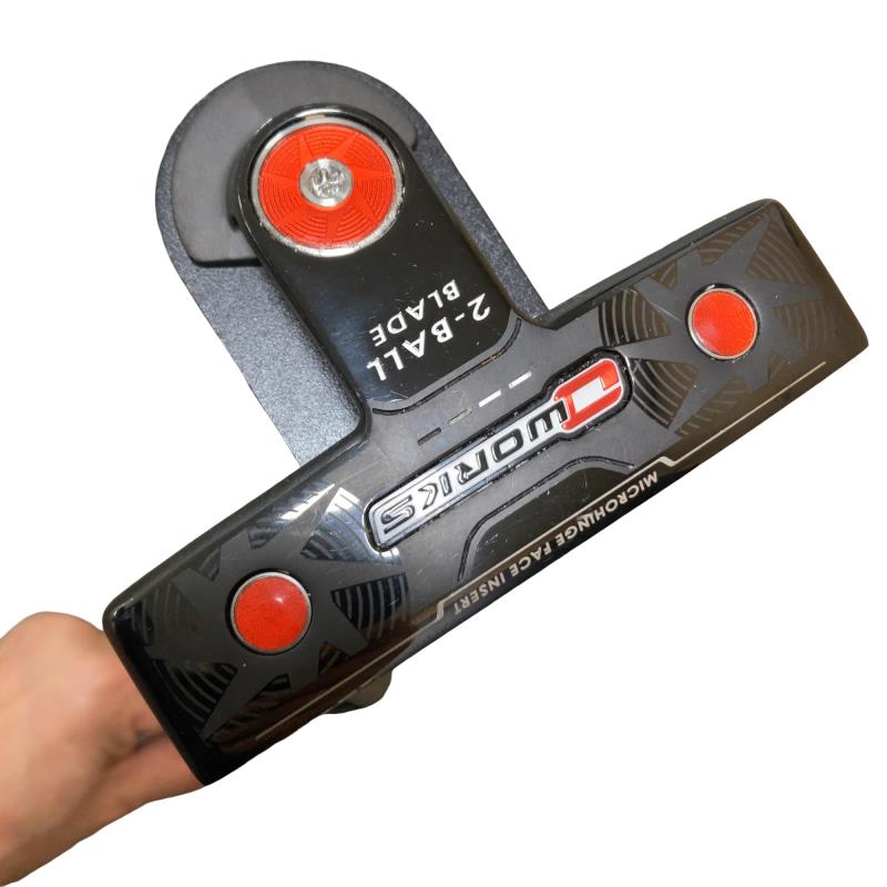 【中古】 オデッセイ O WORKS 2・BALL BLADE 34in パター PT スチール写真 (フレックス余分の物) メンズ 成人男性用 右利き 右用 D序列付ける ゴルフ野球クラブ