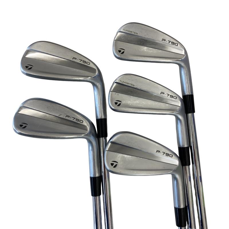 【中古】 テーラーメイド Taylor Made P・790(2023) 5S アイアンセット IR 純正特注シャフト (フレックスS) メンズ 男性用 右利き 右用 Cランク ゴルフクラブ