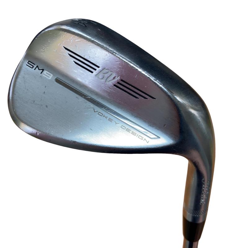 【中古】 タイトリスト VOKEY SPIN MILLED SM9 ツアークロム 54°/14°F ウェッジ WG BV 105 (フレックスその他) メンズ 男性用 右利き 右用 Cランク ゴルフクラブ