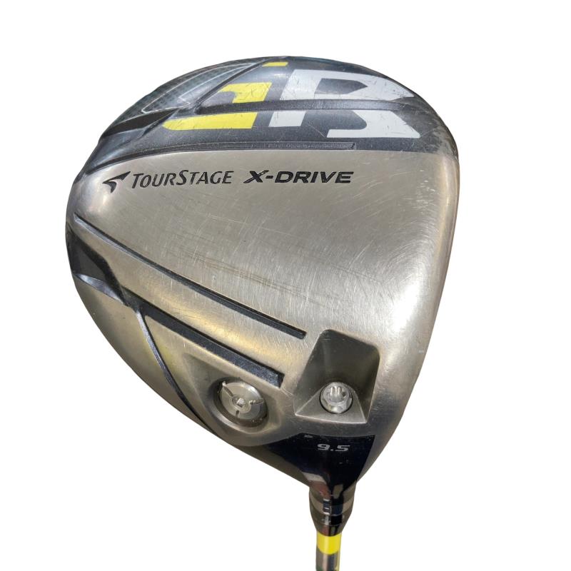 【中古】 ブリヂストン TOURSTAGE X-DRIVE GR(2014)  9.5° １番ウッド DR Tour AD MT-6 (フレックスS) メンズ 成人男性用 右利き 右用 C位置づける ゴルフ野球クラブ