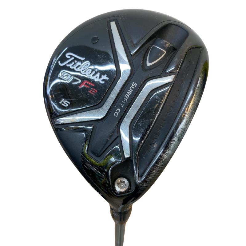 【中古】 タイトリスト 917 F2 15° フェアウェイウッド FW Tour AD TP-6 (フレックスS) メンズ 男性用 右利き 右用 Cランク ゴルフクラブ