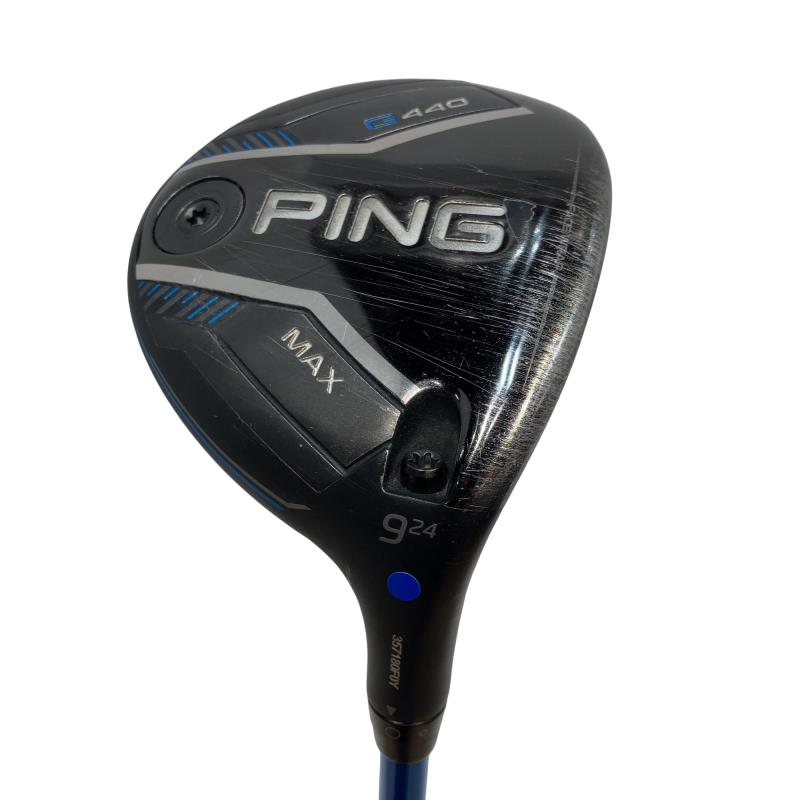【中古】 ピン G440 MAX 9W フェアウェイウッド FW PING TOUR 2.0 BLACK 65(FW) (フレックスS) メンズ 成人男性用 右利き 右用 C位置づける ゴルフ野球クラブ