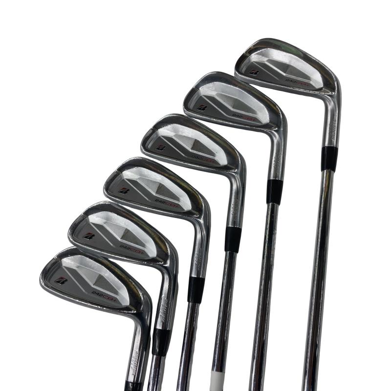 【中古】 ブリヂストン BRIDGESTONE 242CB+ 6S アイアンセット IR 純正特注シャフト (フレックスS) メンズ 男性用 右利き 右用 Cランク ゴルフクラブ|ゴルフパートナー 中古クラブ店