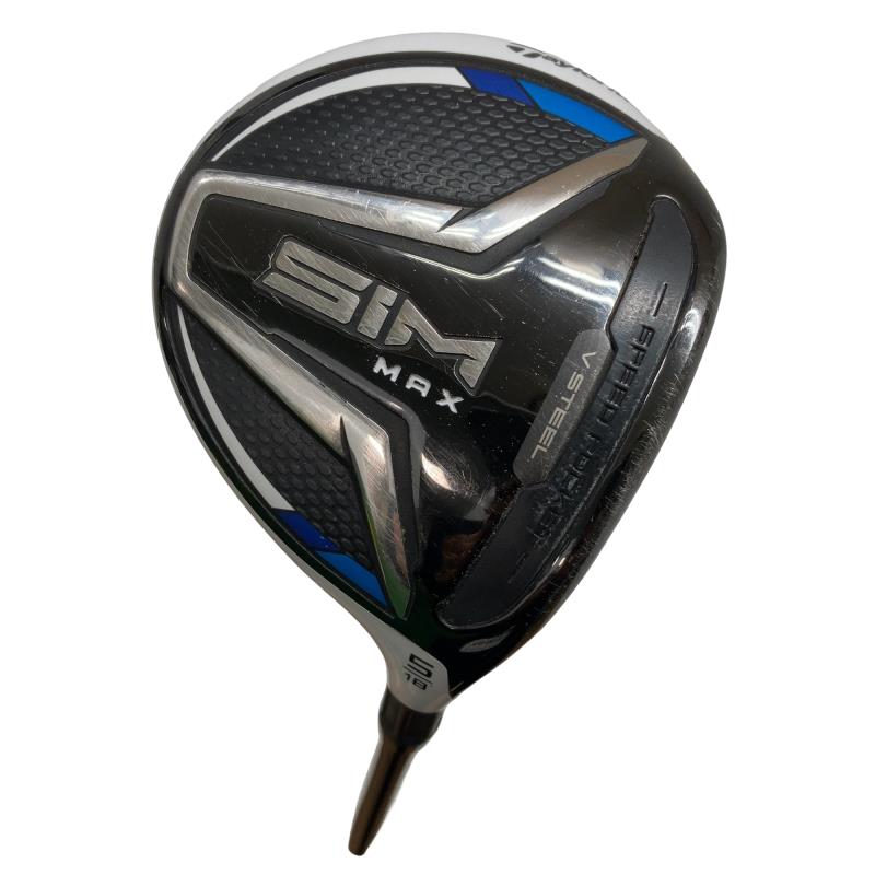 【中古】 テーラーメイド SIM MAX 5W フェアウェイウッド FW TENSEI BLUE TM50(FW) (フレックスSR) メンズ 男性用 右利き 右用 Cランク ゴルフクラブ