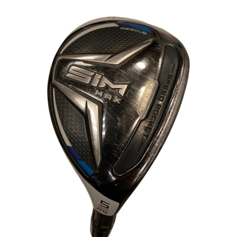 【中古】 テーラーメイド SIM MAX U5 ユーティリティ UT TENSEI BLUE TM60(UT) (フレックスR) メンズ 男性用 右利き 右用 Cランク ゴルフクラブ