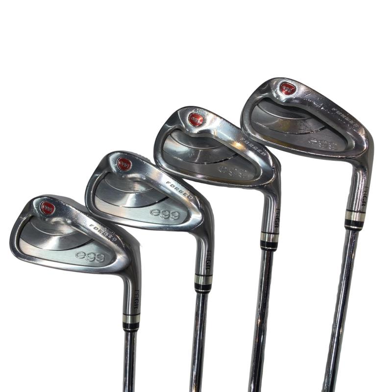 【中古】 プロギア egg FORGED(2019) 4S アイアンセット IR スチール (フレックスSR) メンズ 男性用 右利き 右用 Cランク ゴルフクラブ