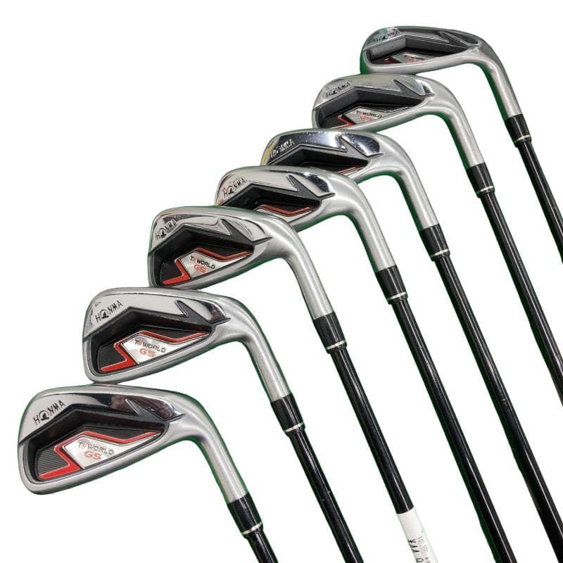 【中古】 本間ゴルフ TOUR WORLD GS 7S アイアンセット IR SPEED TUNED 48(IR) (フレックスS) メンズ 男性用 右利き 右用 Cランク ゴルフクラブ
