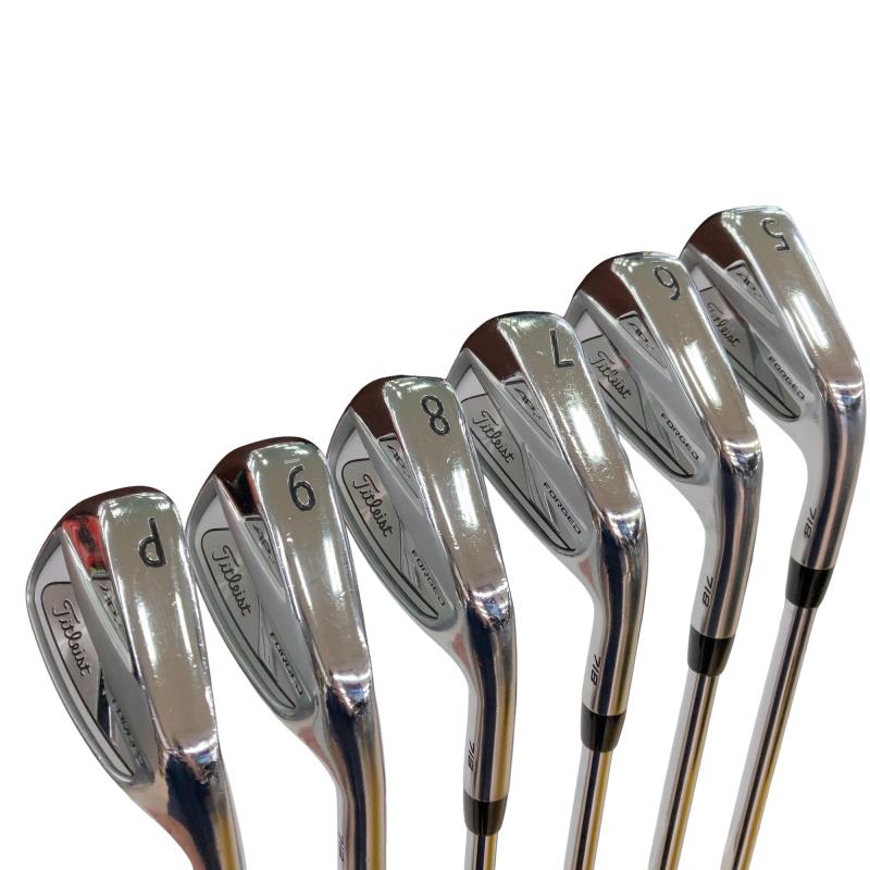 【中古】 タイトリスト Titleist AP2 718 6S アイアン仕掛ける IR AMT TOUR WHITE (フレックスS) メンズ 成人男性用 右利き 右用 D価値づける ゴルフ野球クラブ