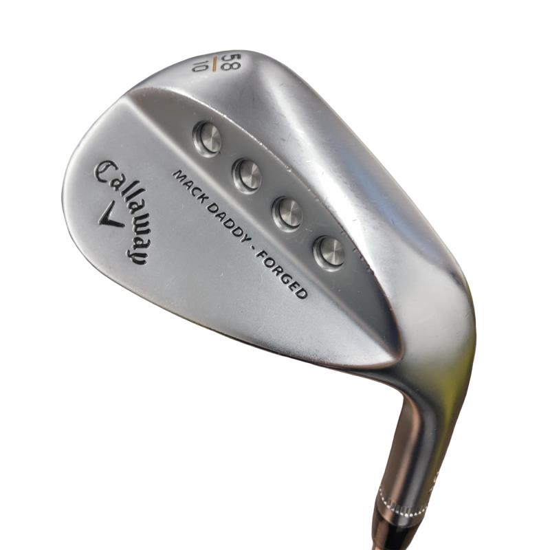 【中古】 キャロウェイ MACK DADDY FORGED(2019) Crメッキ 58°/10° ウェッジ WG NS PRO MODUS3 TOUR120 (フレックスS) メンズ 成人男性用 右利き 右用 C位置づける ゴルフ野球クラブ