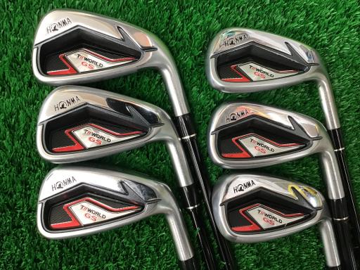【中古】 本間ゴルフ TOUR WORLD GS 7S アイアン仕掛ける IR SPEED TUNED 48(IR) (フレックスS) メンズ 成人男性用 右利き 右用 C価値づける ゴルフ野球クラブ