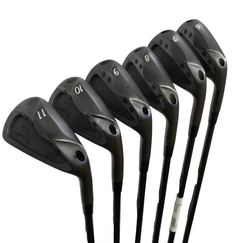 【中古】 キャスコ Dolphin Iron DI-122 ブラック 6S アイアンセット IR ATTAS FF IRON 65 (フレックスその他) メンズ 男性用 右利き 右用 Dランク ゴルフクラブ｜ゴルフパートナー 中古クラブ店