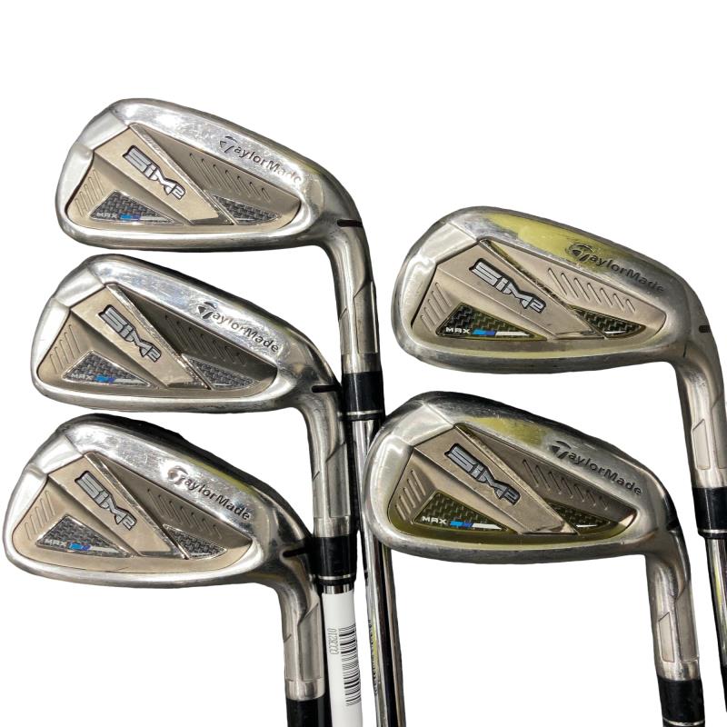 【中古】 仕立て屋お手伝いさん SIM2 MAX  5S アイアン書き割り IR KBS MAX MT85 JP (フレックスS) メンズ 成人男性用 右利き 右用 C位置づける ゴルフ野球クラブ