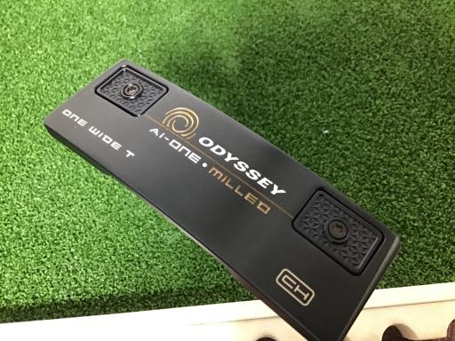 【中古】 オデッセイ Ai-ONE・MILLED ONE WIDE T CH 34in パター PT STROKE LAB 90 スチール写真 (フレックス余分の物) メンズ 成人男性用 右利き 右用 B序列付ける ゴルフ野球クラブ