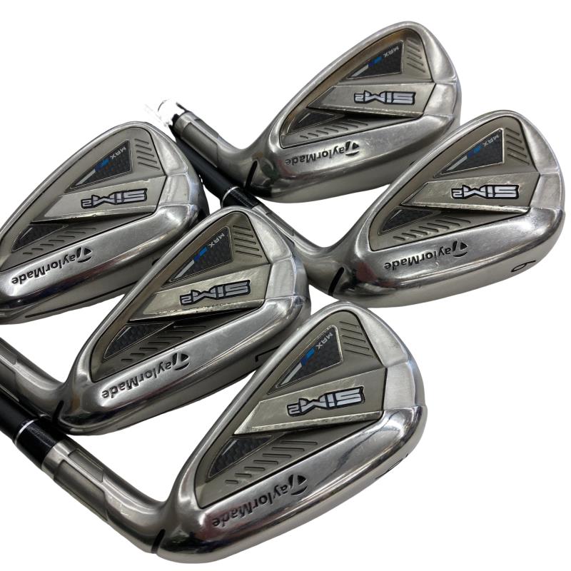 【中古】 テーラーメイド SIM2 MAX 5S アイアンセット IR リシャフト (フレックスその他) メンズ 男性用 右利き 右用 Dランク ゴルフクラブ|ゴルフパートナー 中古クラブ店