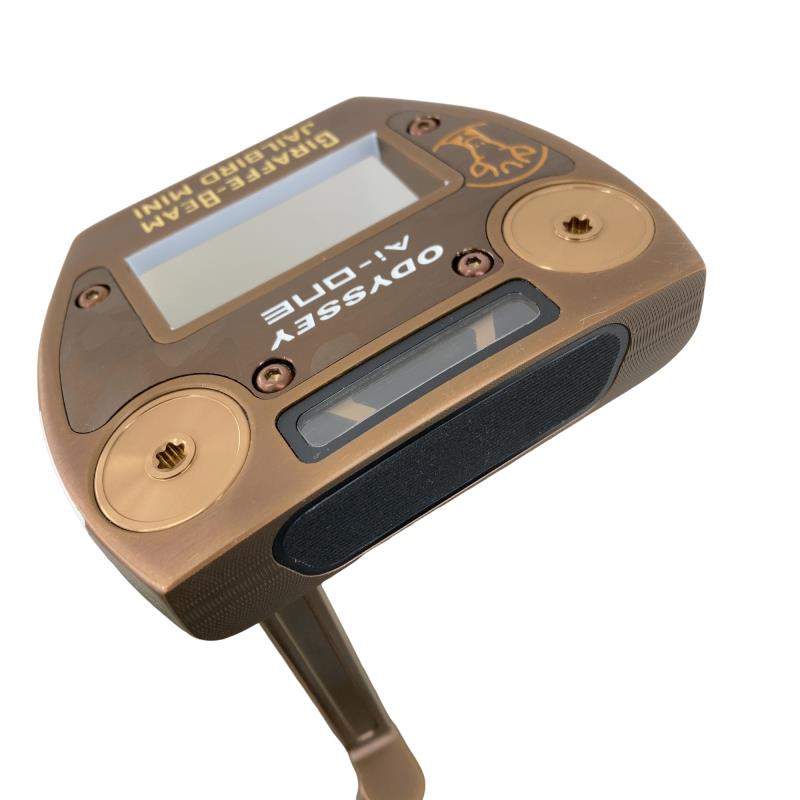 【中古】 オデッセイ Ai-ONE GIRAFFE-BEAM JAILBIRD MINI 34in パター PT STROKE LAB 90 スチール写真 (フレックス余分の物) メンズ 成人男性用 右利き 右用 C序列付ける ゴルフ野球クラブ
