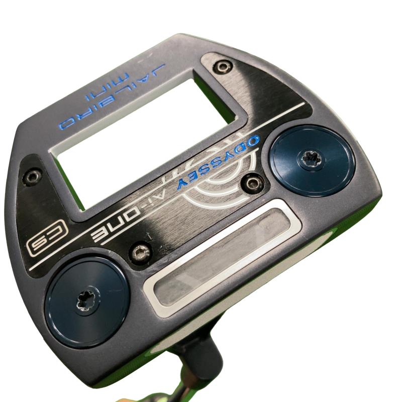 【中古】 オデッセイ Ai-ONE TRI-BEAM JAILBIRD MINI CS(カスタム) パター PT 文句無し特注立て坑 (フレックス余分の物) メンズ 成人男性用 右利き 右用 B位置付ける ゴルフ野球クラブ ゴルフ-パター-クラブ