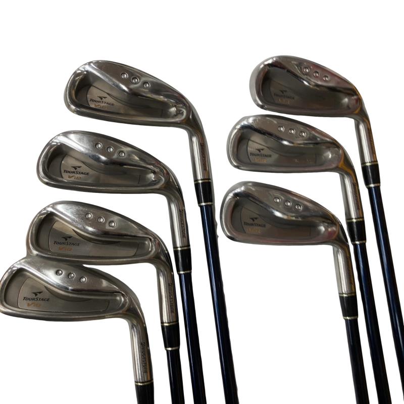 【中古】 ブリヂストン TOURSTAGE ViQ(2006)  8S アイアン書き割り IR TSI-50 α (フレックスR) メンズ 成人男性用 右利き 右用 C位置づける ゴルフ野球クラブ