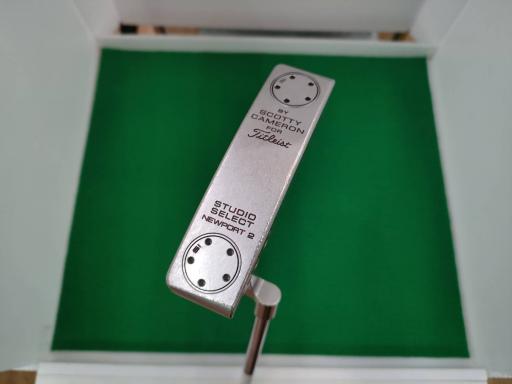 【中古】 タイトリスト SCOTTY CAMERON STUDIO SELECT NEWPORT 2 34in(15g) パター PT スチール写真 (フレックス余分の物) メンズ 成人男性用 右利き 右用 C序列付ける ゴルフ野球クラブ