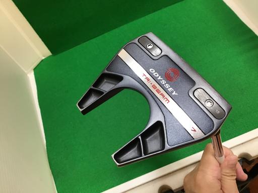 【中古】 オデッセイ TRI-BEAM #7 34インチ パター PT STROKE LAB(2023) (フレックスその他) メンズ 男性用 右利き 右用 Cランク ゴルフクラブ