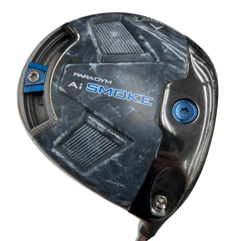 【中古】 キャロウェイ PARADYM Ai SMOKE MAX 9° ドライバー DR 純正特注シャフト (フレックスS) メンズ 男性用 右利き 右用 Cランク ゴルフクラブ