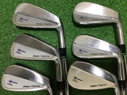 【中古】 Jean-Carlo JC 501 7S アイアンセット IR 純正特注シャフト (フレックスS) メンズ 男性用 右利き 右用 Cランク ゴルフクラブ