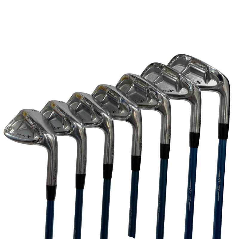 【中古】 ヤマハ inpres X V FORGED(2009) 8S アイアン書き割り IR Tour AD AD-75 (フレックスR) メンズ 成人男性用 右利き 右用 C位置づける ゴルフ野球クラブ