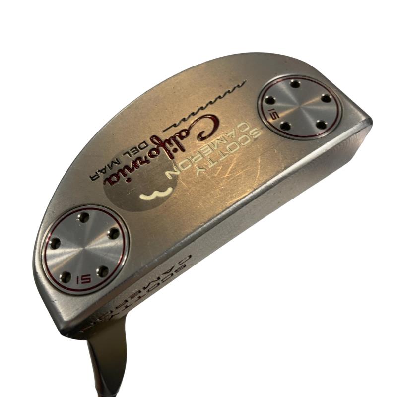 【中古】 タイトリスト SCOTTY CAMERON California DEL MAR 34in(15g) パター PT スチール写真 (フレックス余分の物) メンズ 成人男性用 右利き 右用 D価値づける ゴルフ野球クラブ