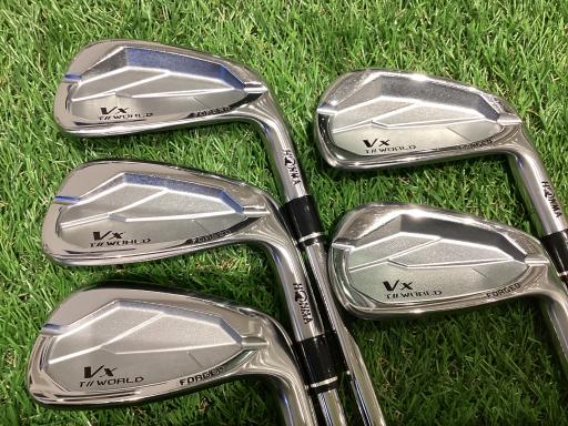 【中古】 本間ゴルフ TOUR WORLD Vx 5S アイアンセット IR 純正特注シャフト (フレックスR) メンズ 男性用 右利き 右用 Cランク ゴルフクラブ｜ゴルフパートナー 中古クラブ店